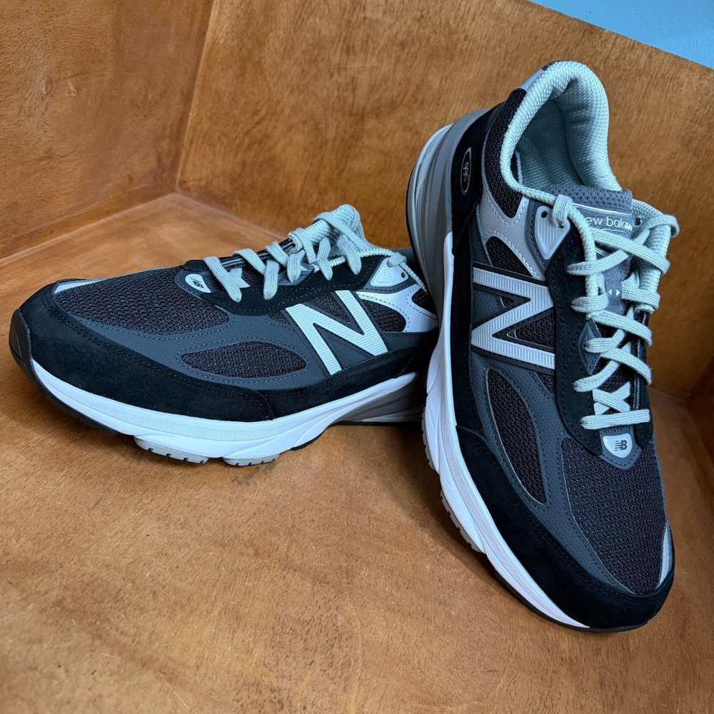 New Balance 990v6 Shoes Mens Size 12 2E Wide Black Sneakers M990BK6 *No Insoles